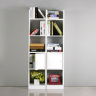 5-Layer MDF Board Product Display Rack Grid Style Can Place Books And Sundries